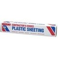 Poly-America POLY-AMERICA CF01512-200C Medium-Duty Painter's Sheeting, 200 ft L, 12 ft W, 1-1/2 mil Thick, Clear CF01512-200C